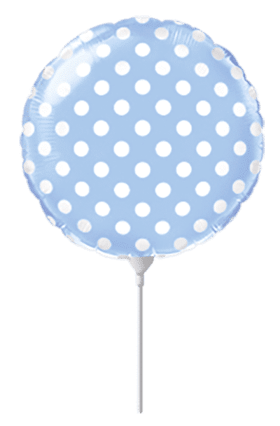 RD DOTS - Pastel Blue, Mini (9" - 23 cm)