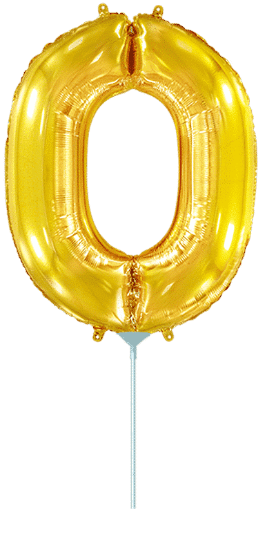 Number 0 Mini - Gold, 14"/35cm