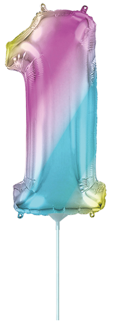 Number 1 Mini - Gradient, 14"/35cm
