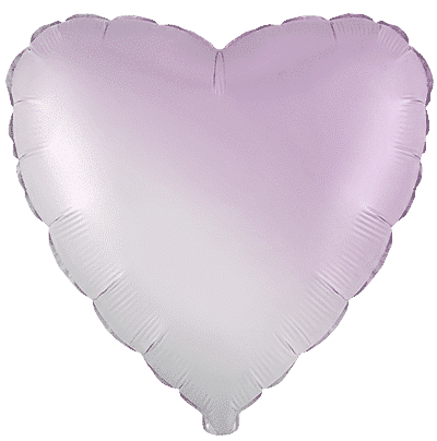 Heart - Regular (18" - 45 cm ), Baby Gradient Pink