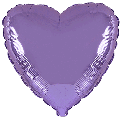Heart - Regular (18" - 45 cm ), Lilac