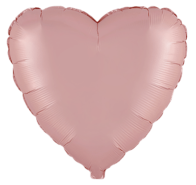 Heart - Regular (18" - 45 cm ), Pastel Light Orange