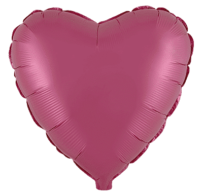 Heart - Regular (18" - 45 cm ), Pastel Red