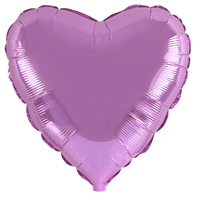 Heart - Regular (18" - 45 cm ), Light Pink