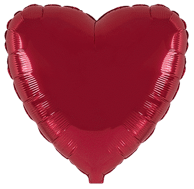 Heart - Regular (18" - 45 cm ), Red