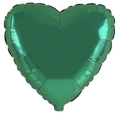 Heart - Regular (18" - 45 cm ), Green