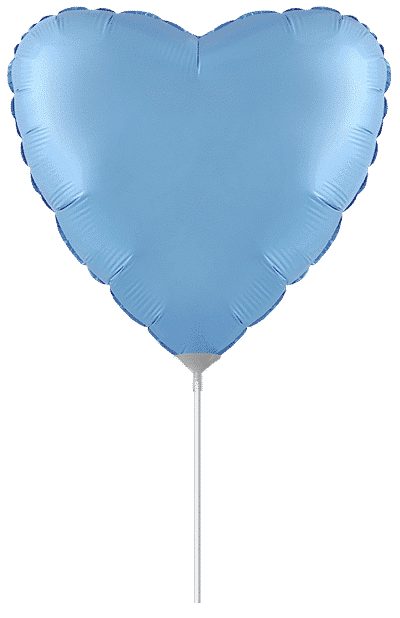 Heart Mini - Mini (9" - 23 cm), Pastel Blue