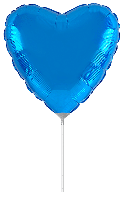 Heart Mini - Mini (9" - 23 cm), Blue
