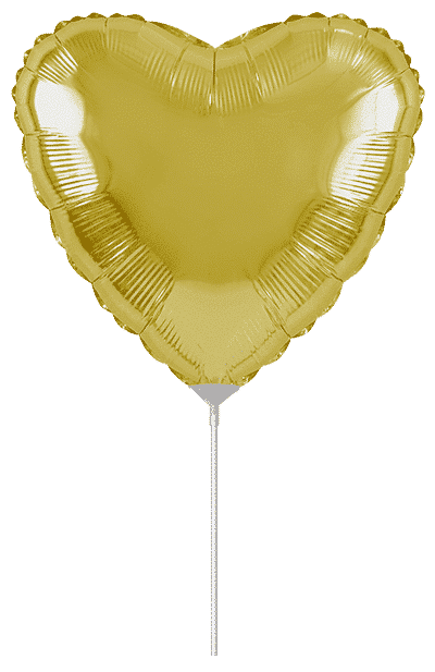 Heart Mini - Mini (9" - 23 cm), Gold