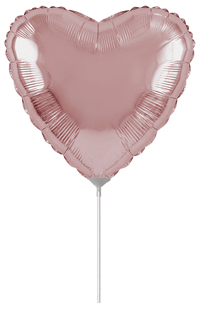 Heart Mini - Mini (9" - 23 cm), Rose Gold