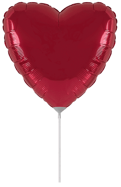Heart Mini - Mini (9" - 23 cm), Red