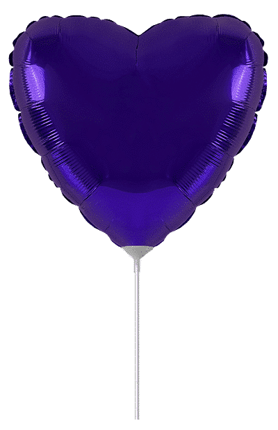 Heart Mini - Mini (9" - 23 cm), Violet