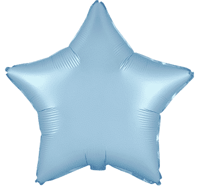 Star Regular - Regular (18" - 45 cm ), Satin Pastel Blue