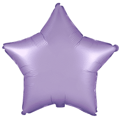 Star Regular - Regular (18" - 45 cm ), Satin Pastel Lilac