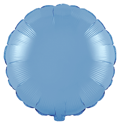 Round - Regular (18" - 45 cm ), Pastel Blue