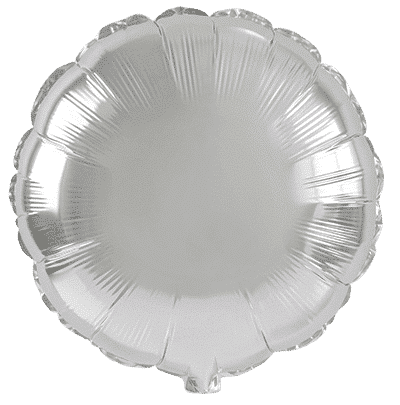 Round - Regular (18" - 45 cm ), Silver