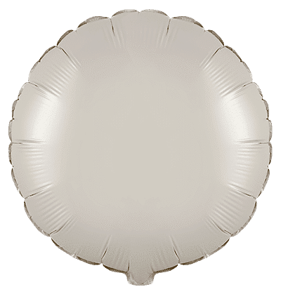 Round - Regular (18" - 45 cm ), Satin Cream
