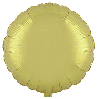 Round - Regular (18" - 45 cm ), Satin Lemon