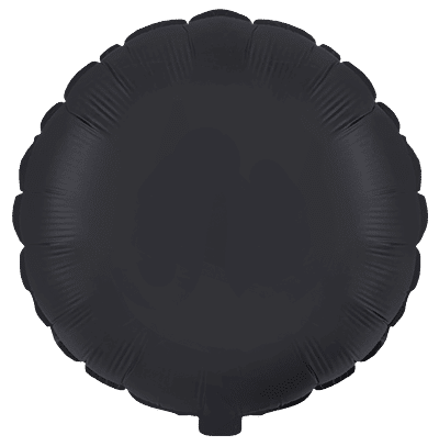 Round - Regular (18" - 45 cm ), Satin Black