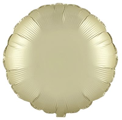 Round - Regular (18" - 45 cm ), Satin Pastel Gold