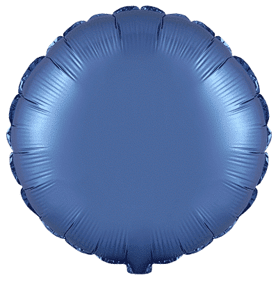 Round - Regular (18" - 45 cm ), Satin Steel Blue