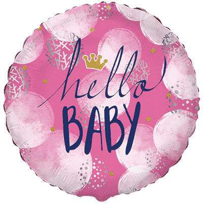 RD Hello Baby Girl - Regular (18" - 45 cm )