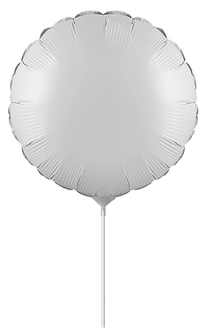 Round Mini - Mini (9" - 23 cm), White