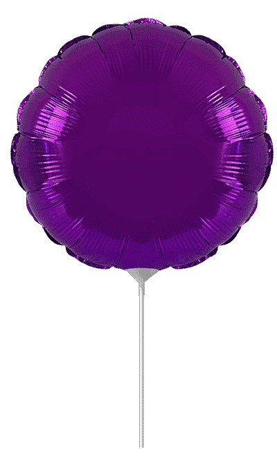 Round Mini - Mini (9" - 23 cm), Purple