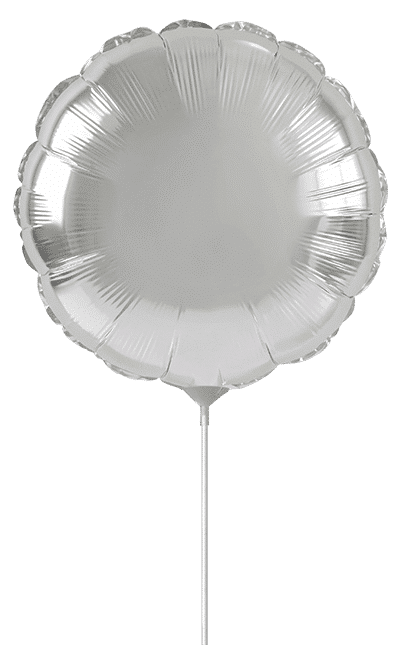 Round Mini - Mini (9" - 23 cm), Silver