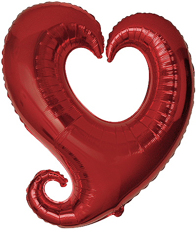 Shape Y - Red, 24"/62cm.h x40"/103cm.w