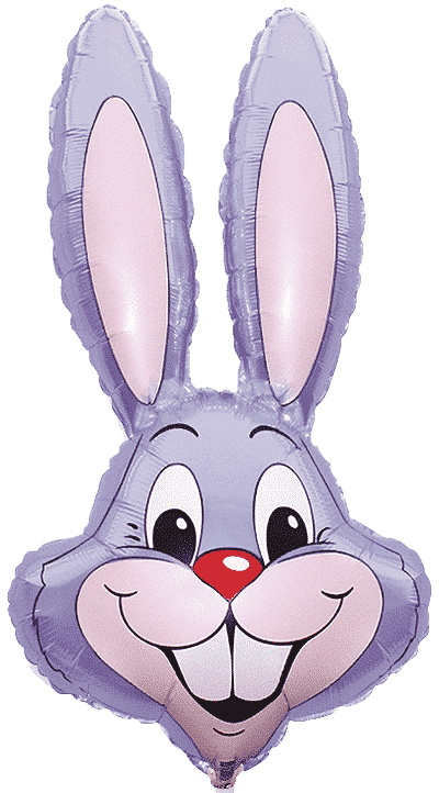 Rabbit - 35"/90cm.h x 23"/58cm.w, Pastel Lilac