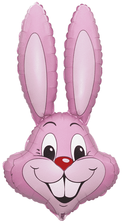 Rabbit - 35"/90cm.h x 23"/58cm.w, Pink