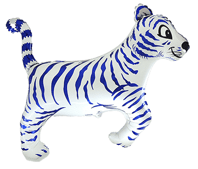 Tiger - White, 30"/76cm.h x 36"/90cm.w