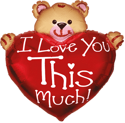 Bear Love Much - 38"/95cm.h x 38"/95cm.w