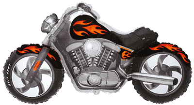 Custom Moto Black - 22"/57cm.h x 45"/115cm.w