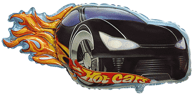 Hot Car - 17"/43cm.h x 31"/79cm.w, Black