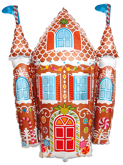Candy Castle - 34"/87cm.h x 31"/78cm.w