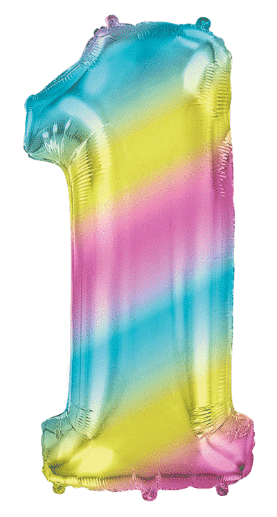 Number 1 - Gradient, 40"/102cm