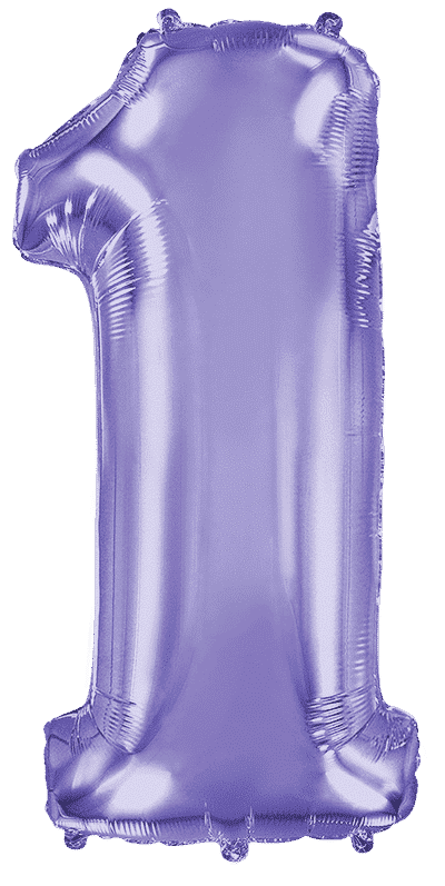 Number 1 - Lilac, 40"/102cm