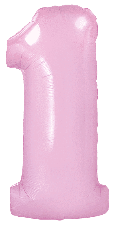 Number 1 - Pink, 40"/102cm