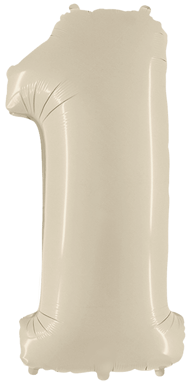 Number 1 - Satin Cream, 40"/102cm