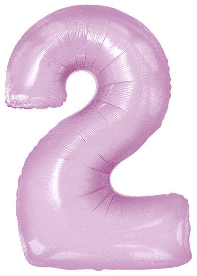 Number 2 - Pink, 40"/102cm