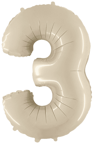 Number 3 - Satin Cream, 40"/102cm