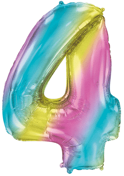 Number 4 - Gradient, 40"/102cm