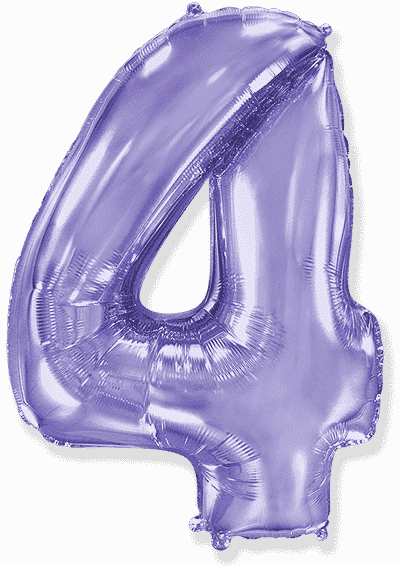 Number 4 - Lilac, 40"/102cm