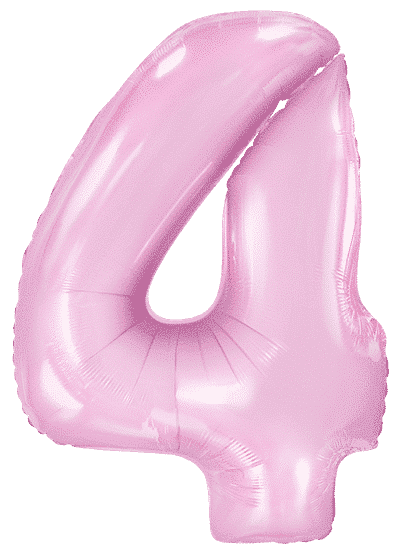 Number 4 - Pink, 40"/102cm