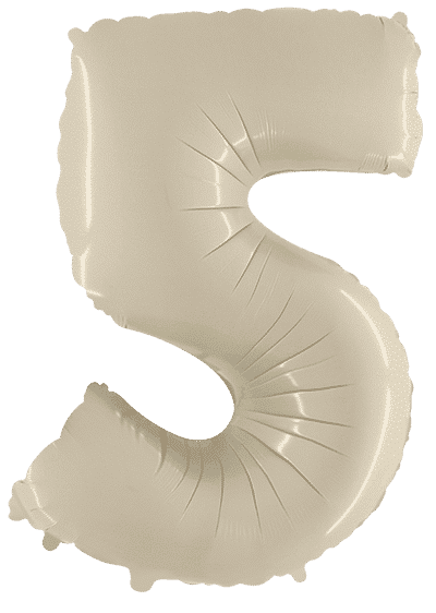 Number 5 - Satin Cream, 40"/102cm