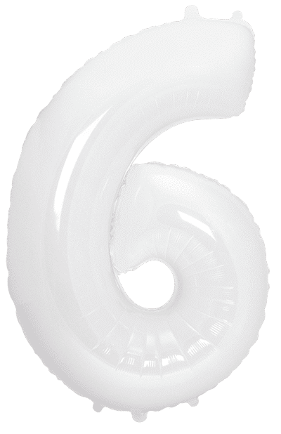 Number 6 - White, 40"/102cm