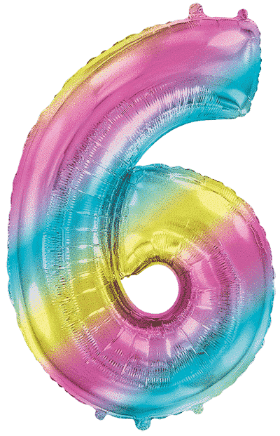 Number 6 - Gradient, 40"/102cm