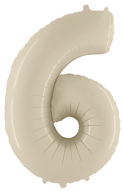 Number 6 - Satin Cream, 40"/102cm